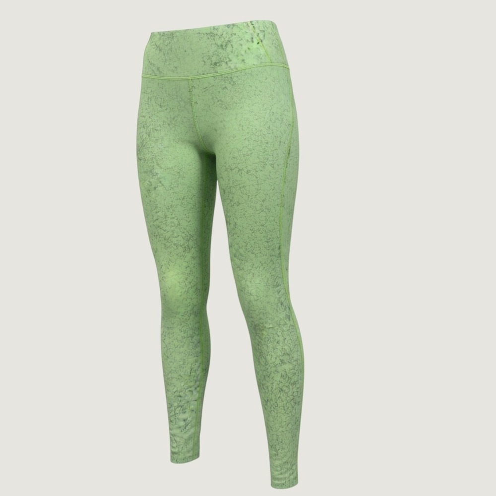 Lululemon Base Pace High Rise Running Tights Green Marble Print Size 4 W5EP9S